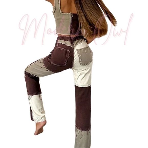 Mixed Media PANTS - Picture 4 of 5